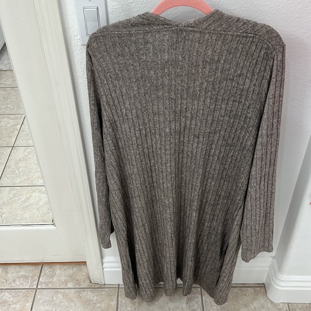 NEW Bobeau Oatmeal Soft Cardigan - Picture 9 of 9